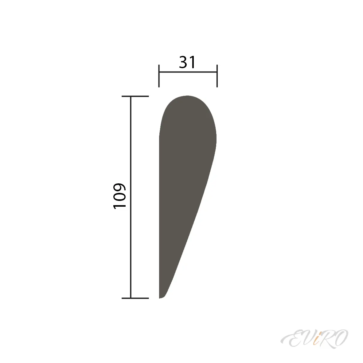 Молдинг EViRO Модель 1.51.701